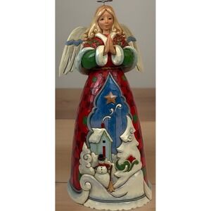 Jim Shore Angel MAY LOVE DWELLETH HERE FOREVER 4059762